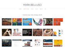 Tablet Screenshot of markbellusci.com